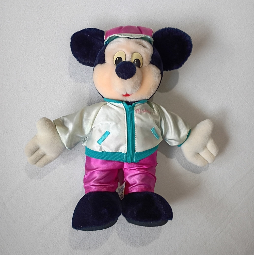 Disneyland 35th Anniversary Mickey Mouse Plush Vintage 1990 Tracksuit Outfit